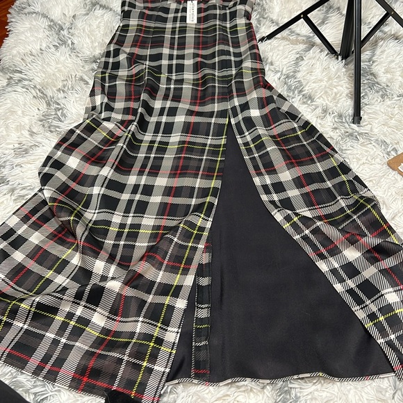 ALICE+OLIVIA SATIN MIDI DRESS - Picture 8 of 16